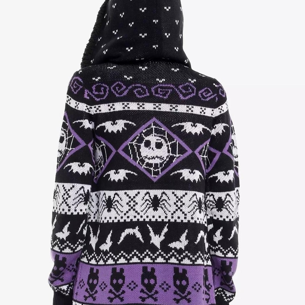 Her Universe Cardigan Nightmare Before Christmas Jack Sherpa Trim